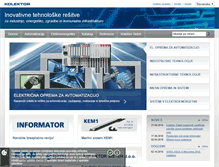 Tablet Screenshot of kolektoravtomatizacija.com
